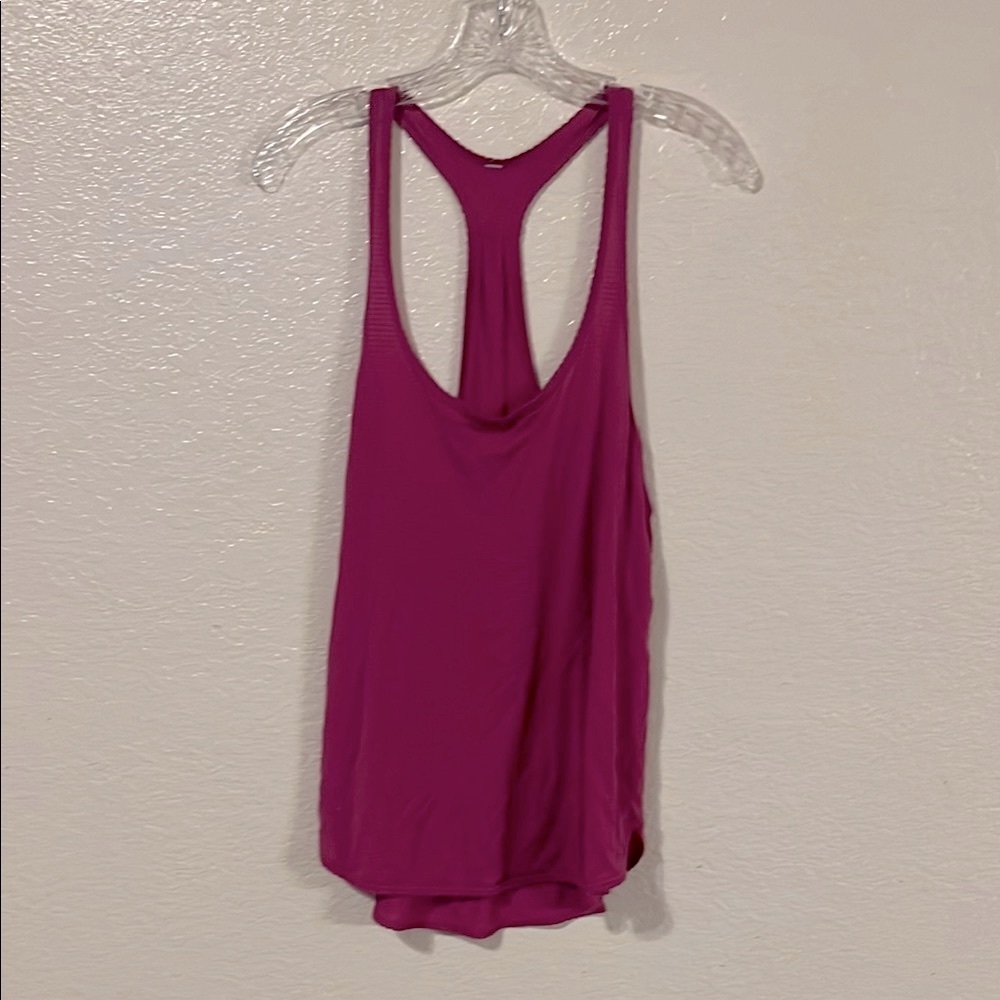 lululemon athletica Pink Backless Muscle Tee